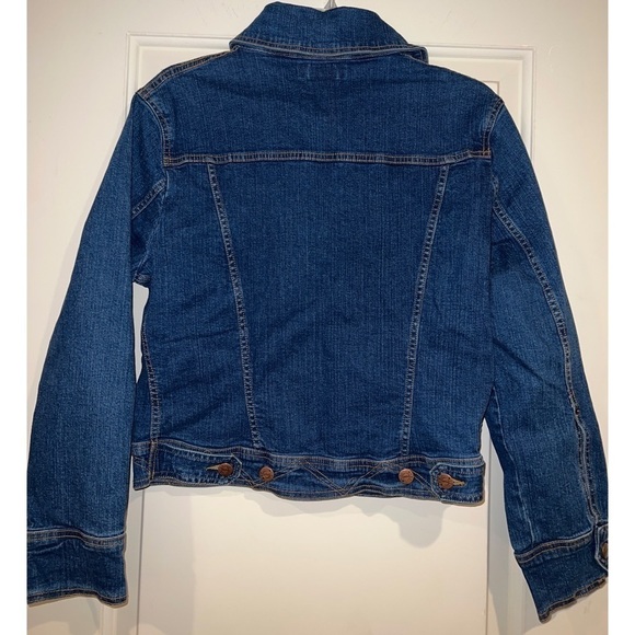 Nydj RHINESTONE EMBELLISHED DENIM JACKET - SIZE S - Picture 3 of 4